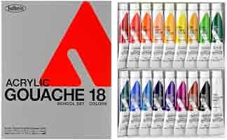 【一部開封済み】ホルベイン　アクリラ　ガッシュ　36色セット 一部開封済み】ホルベイン アクリラ ガッシュ 36色セット 一部